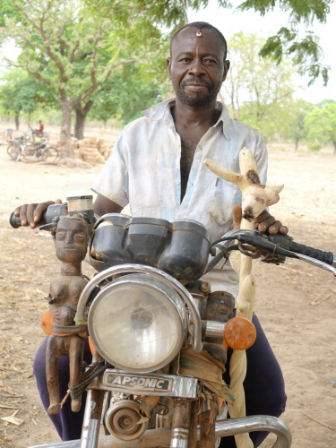 Kobgnour auf seinem Motorrad am 05.04.2019